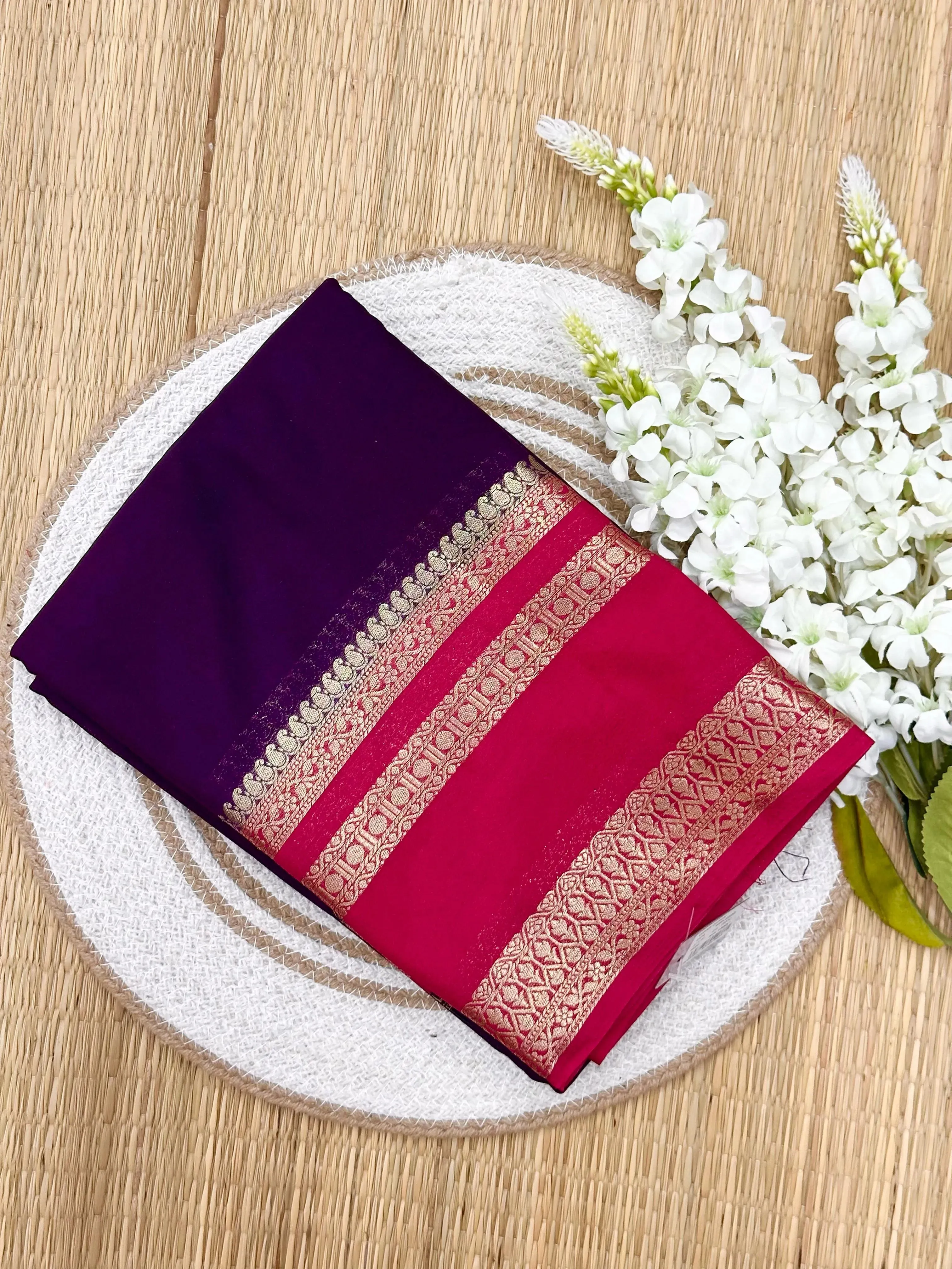 Semi Silk Saree (Daily wear,Festive wear)