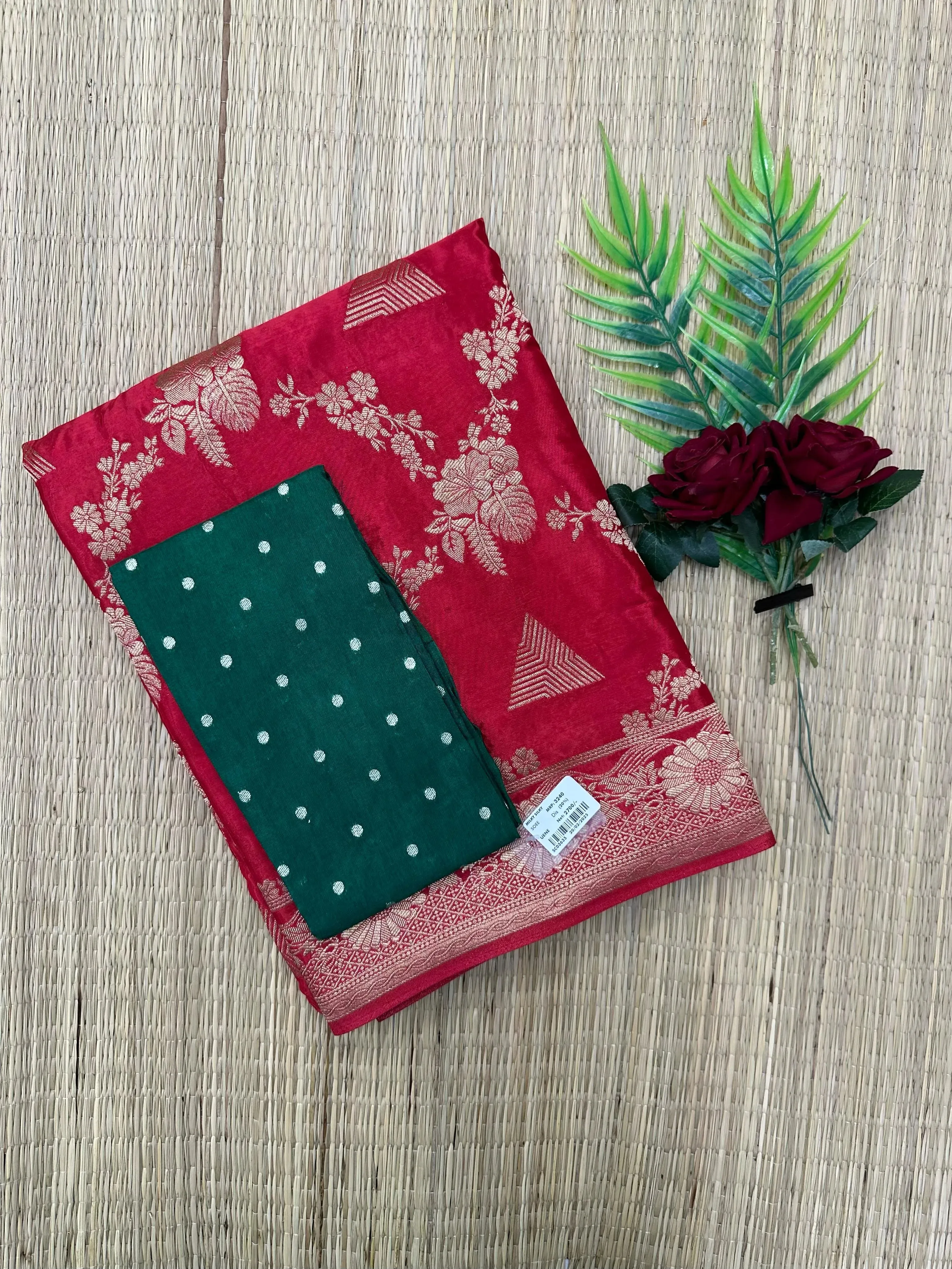 Semi Silk Saree (Regular wear,Festive wear)