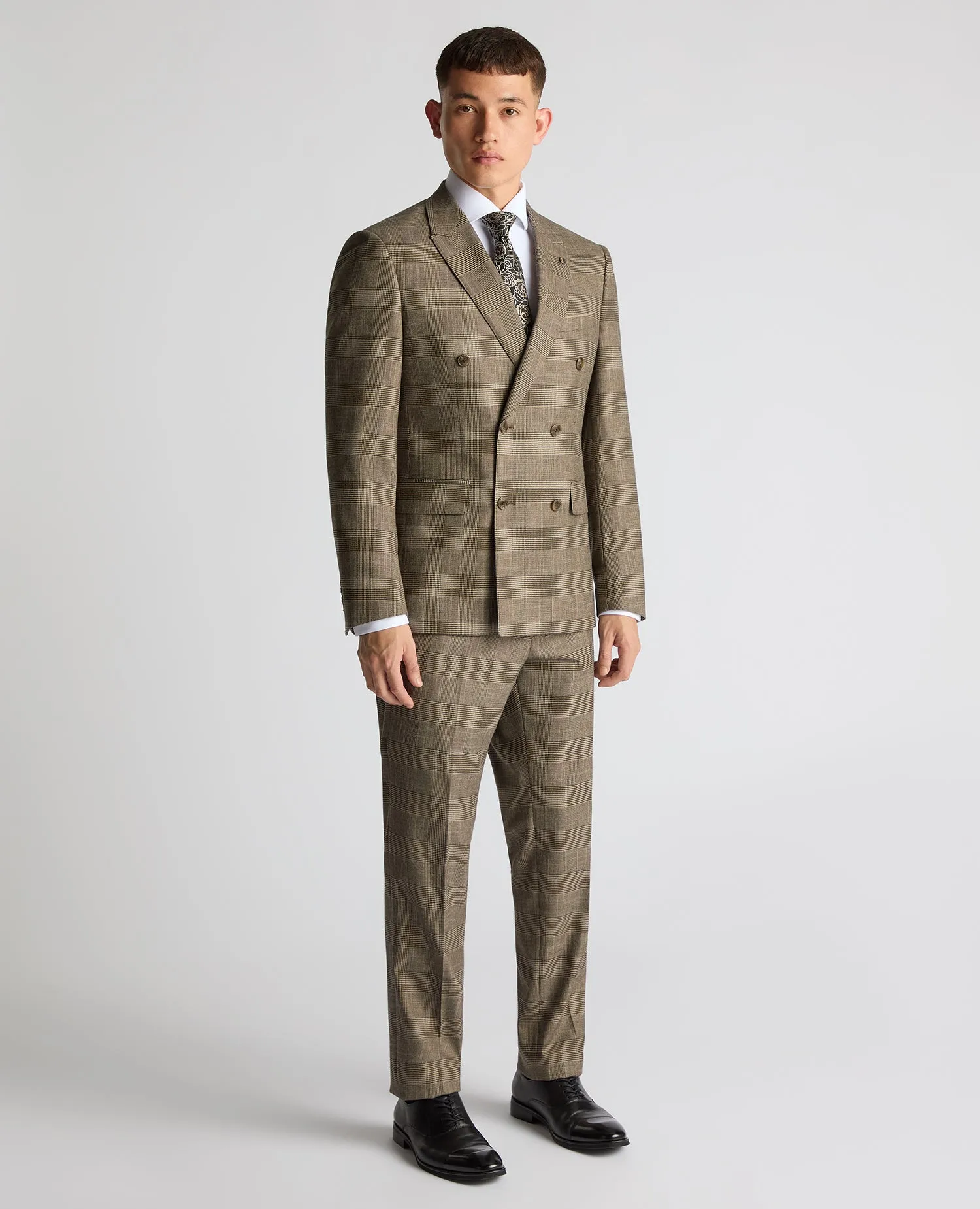 Slim Fit Double Breasted Suit