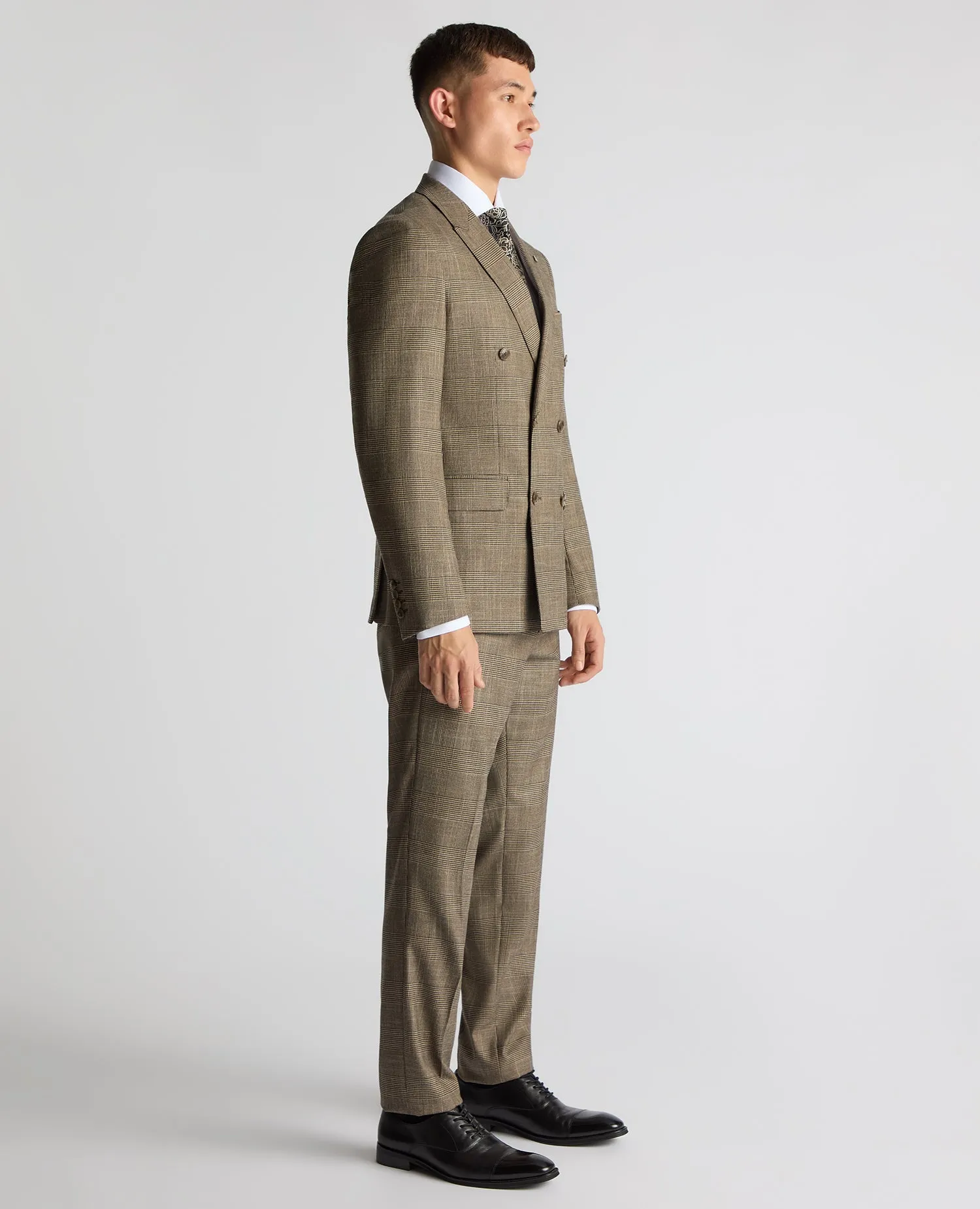 Slim Fit Double Breasted Suit