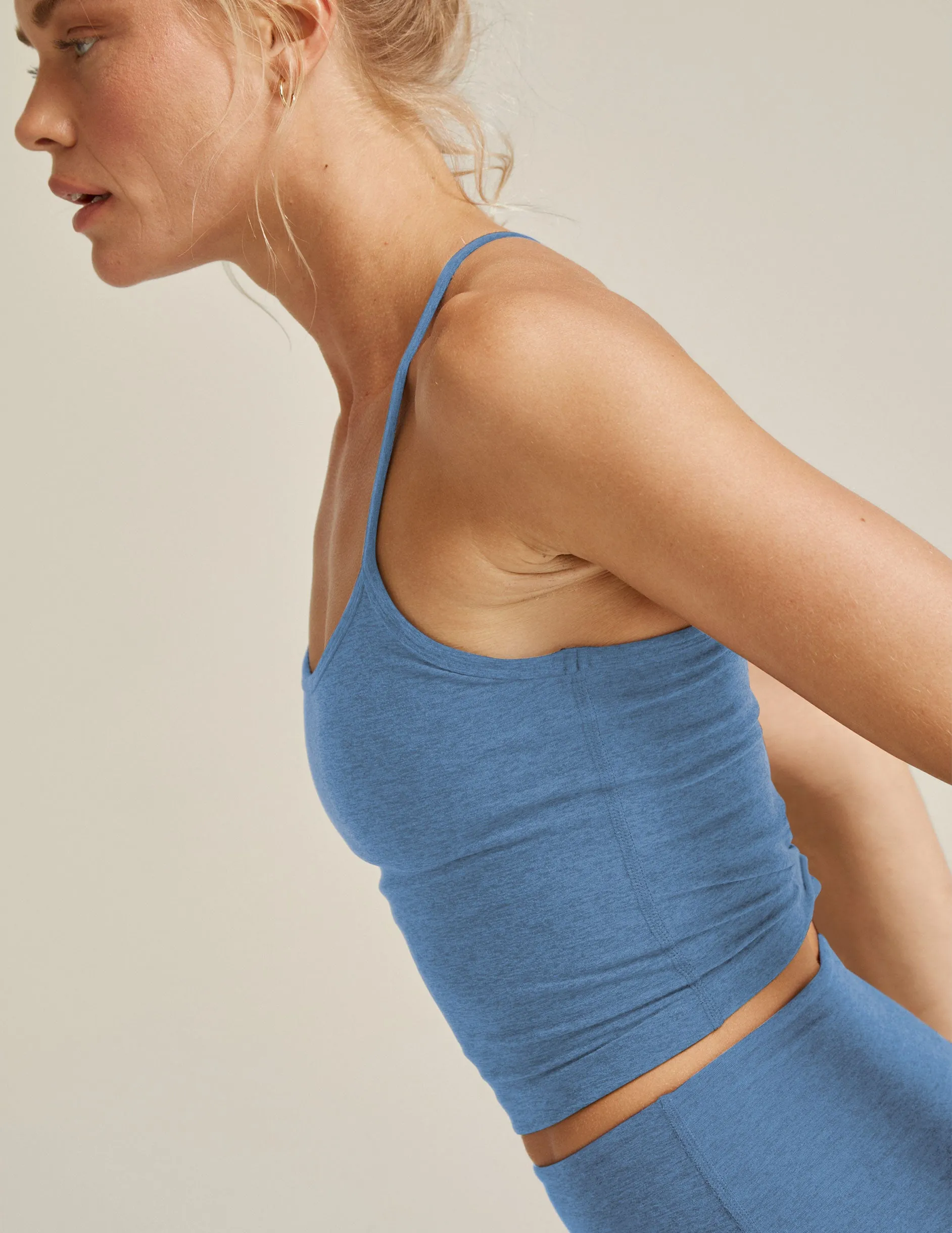Spacedye Slim Racerback Cropped Tank