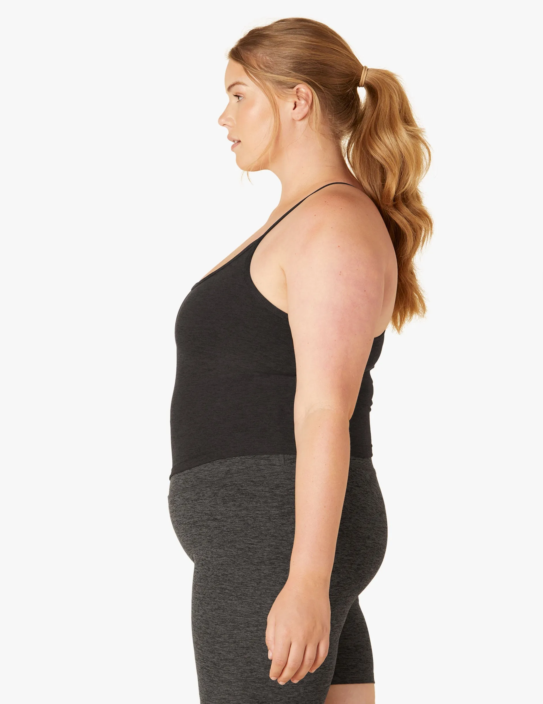 Spacedye Slim Racerback Cropped Tank
