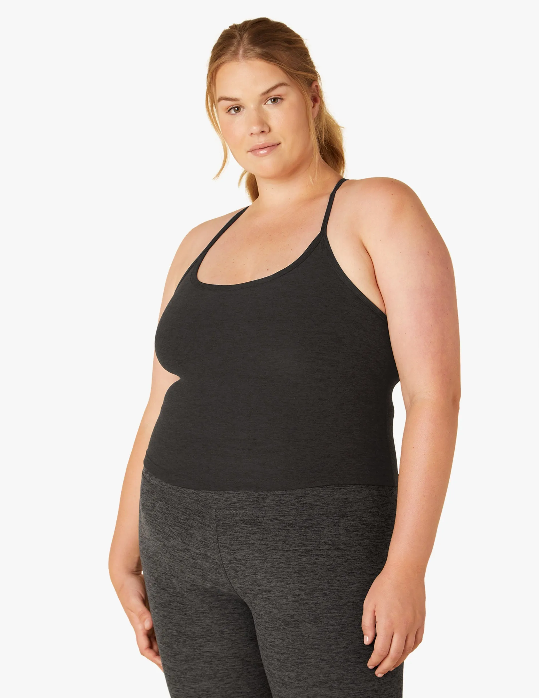 Spacedye Slim Racerback Cropped Tank