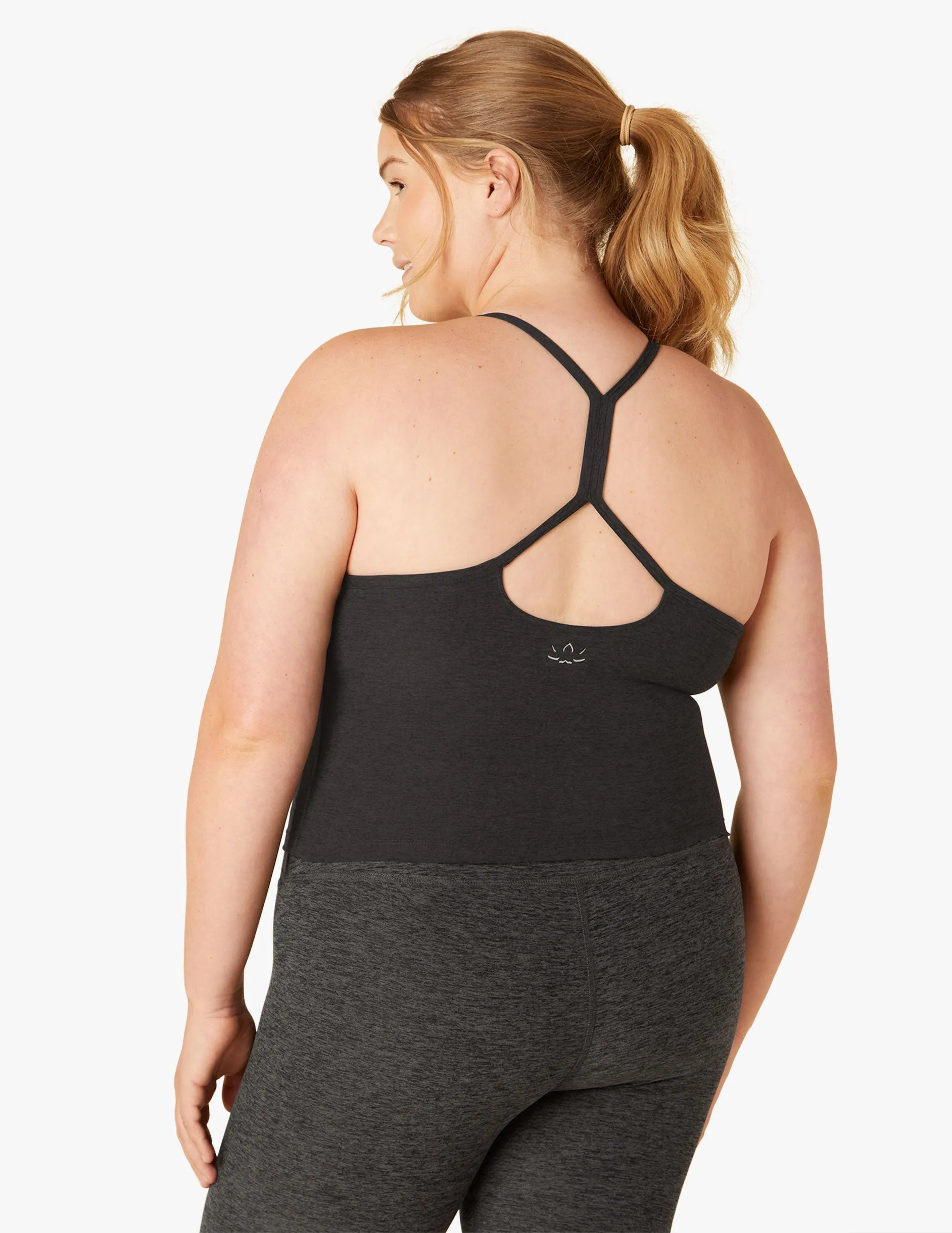 Spacedye Slim Racerback Cropped Tank