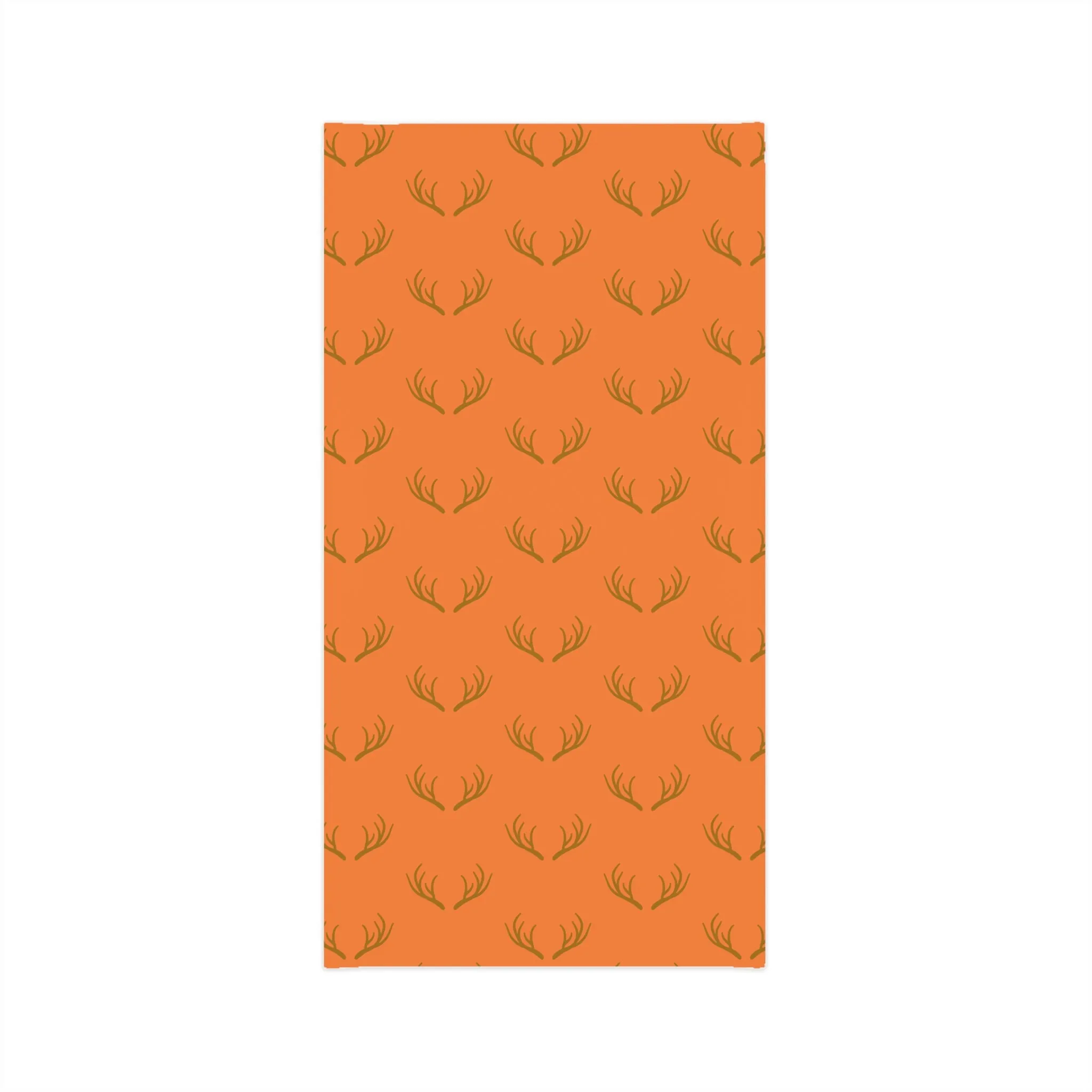 Summer / Fall Weather  - Antler Pattern - Fishing / Boating / Hunting Lightweight Neck Gaiter - Orange