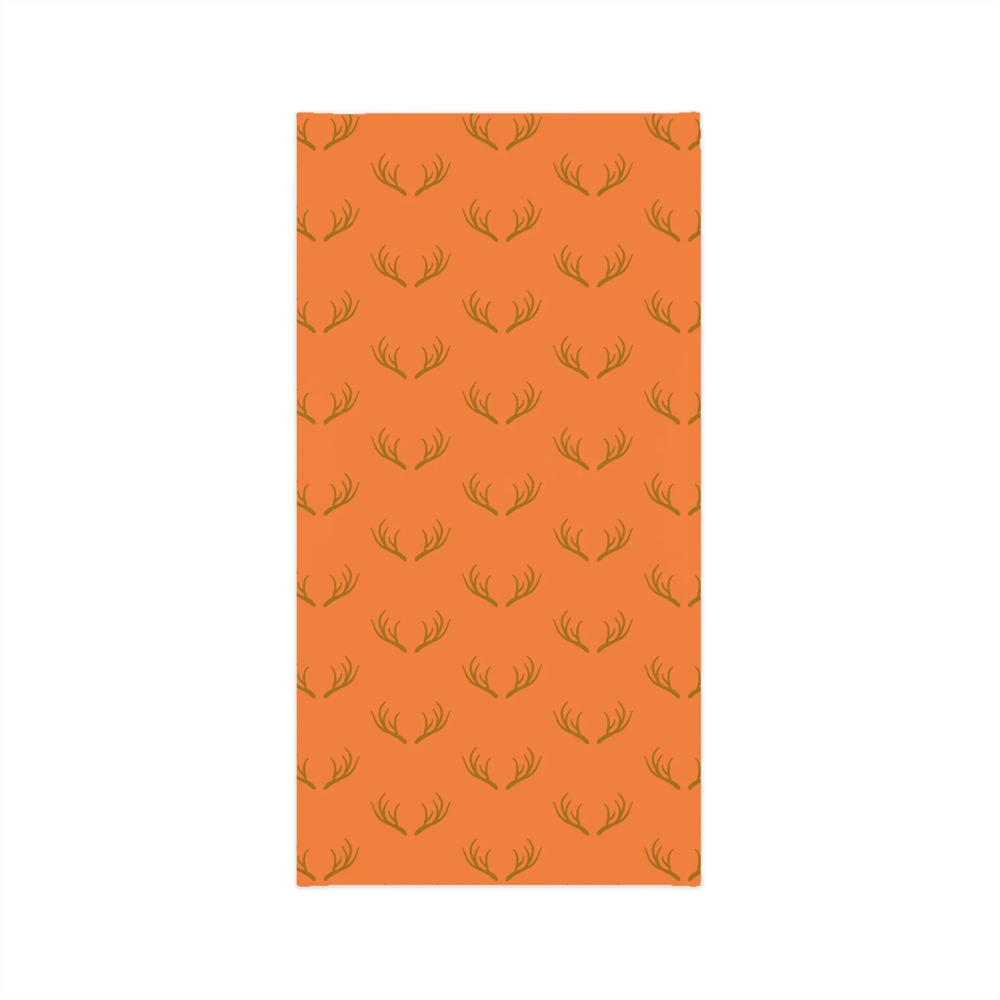 Summer / Fall Weather  - Antler Pattern - Fishing / Boating / Hunting Lightweight Neck Gaiter - Orange