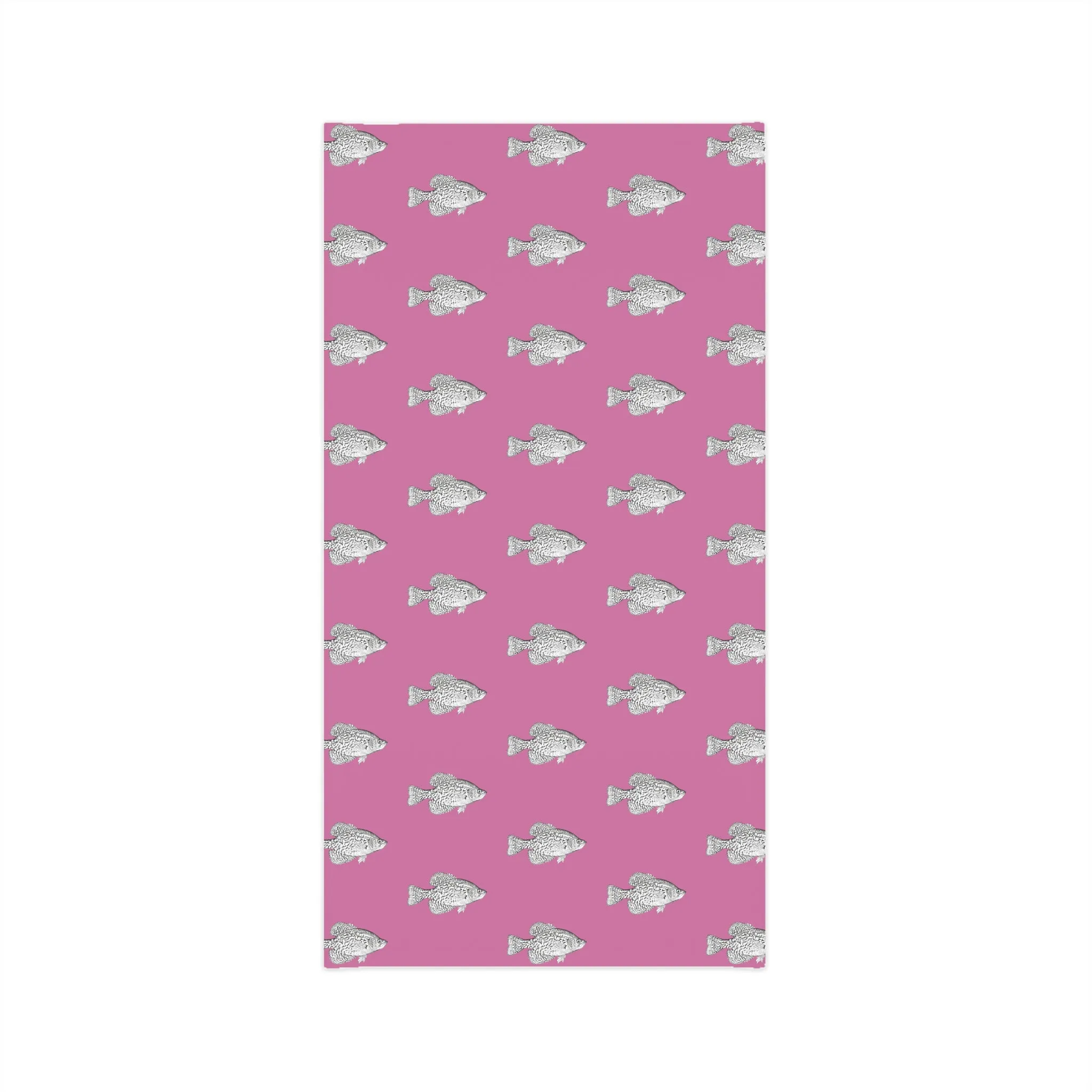 Summer Weather  - Crappie - Pattern - Fishing / Boating Lightweight Neck Gaiter - Pink