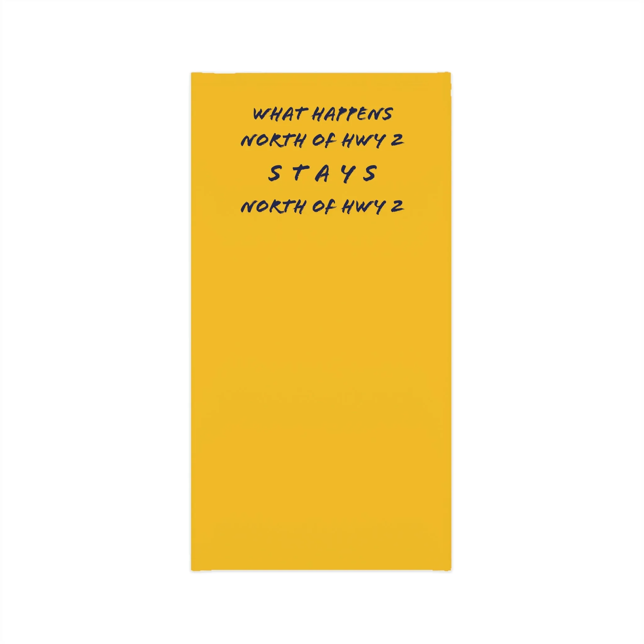 Summer Weather  - North of Hwy 2- Fishing / Boating Lightweight Neck Gaiter - Yellow
