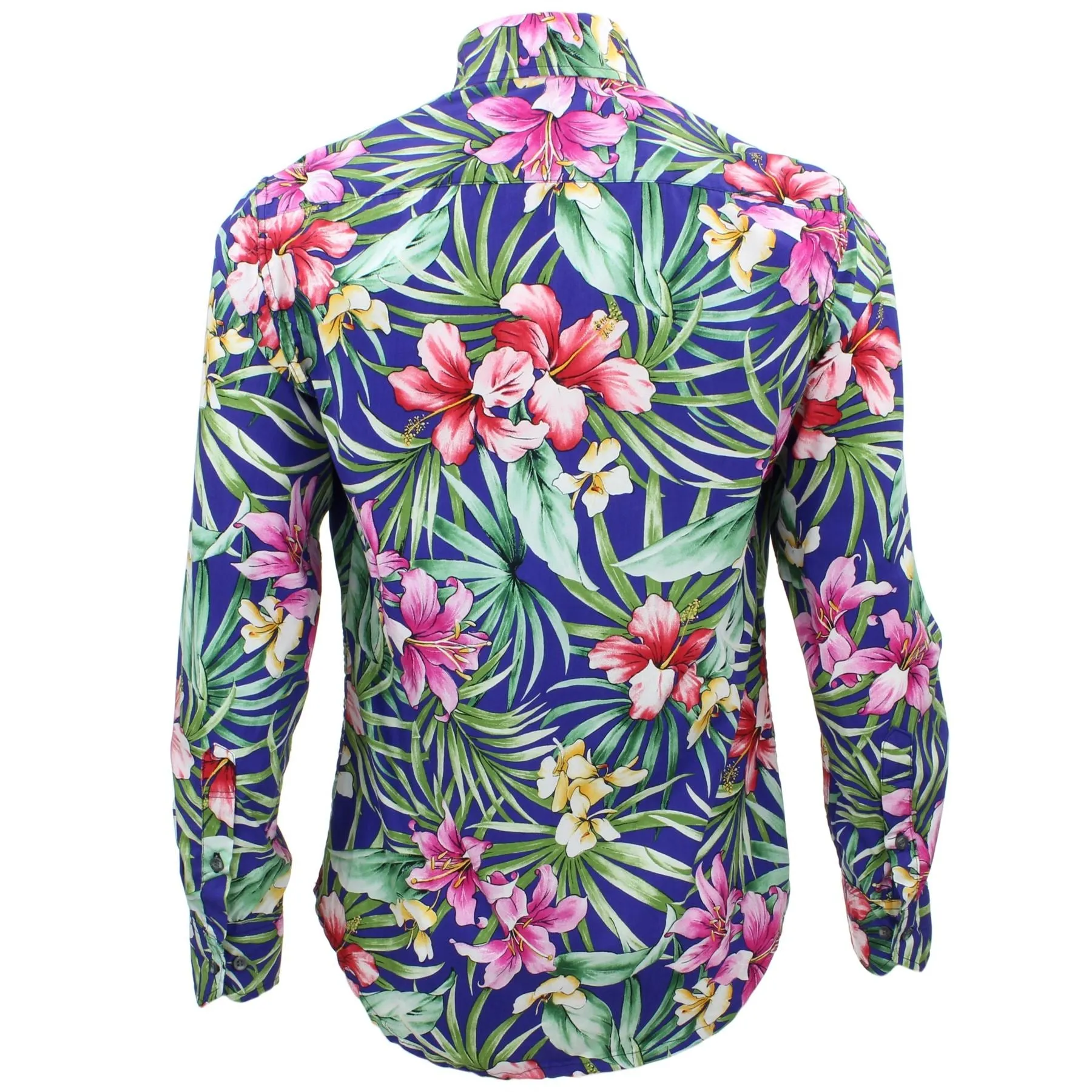 Tailored Fit Long Sleeve Shirt - Bright Purple Lily