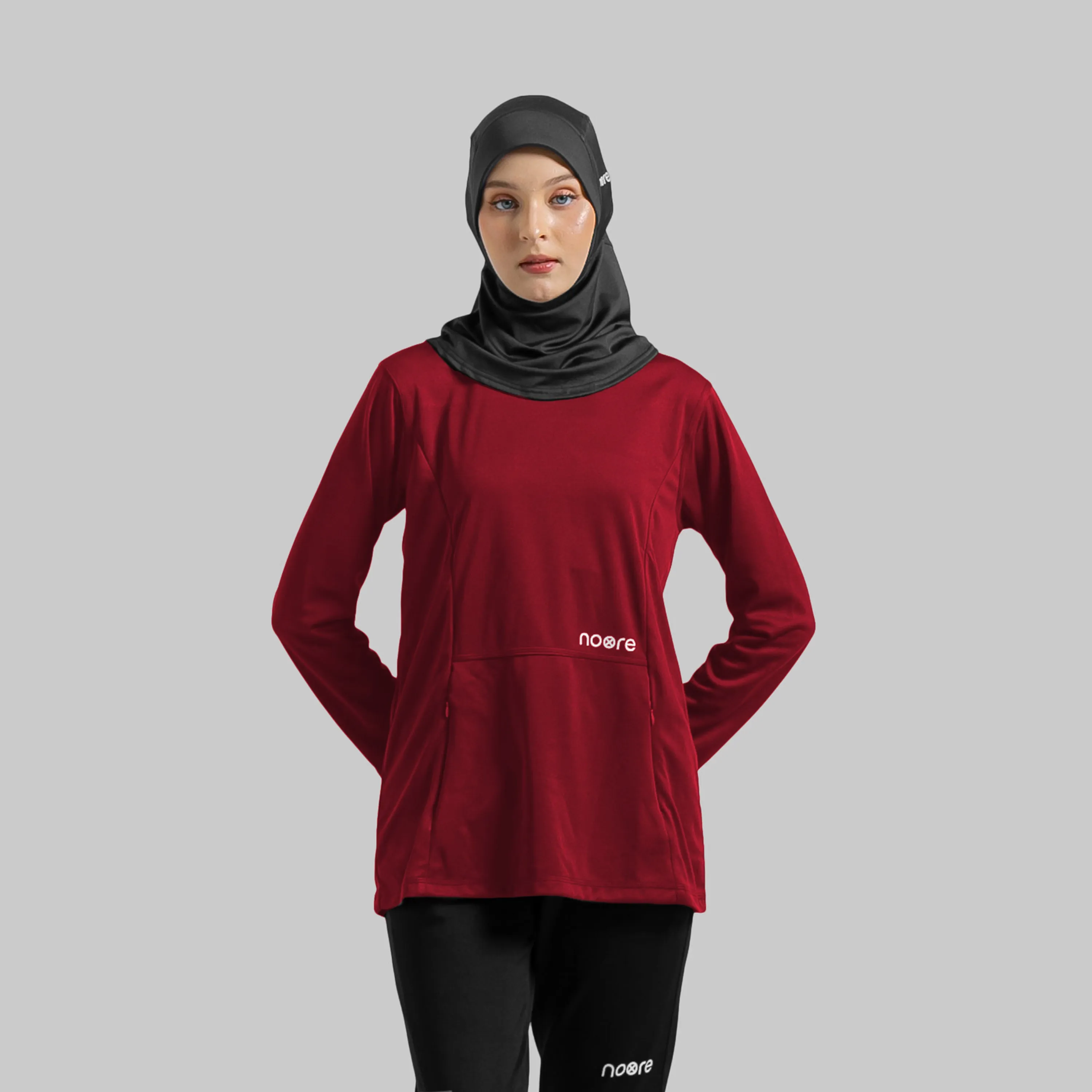 Ultimate Basic -  Arabella Top - Maroon