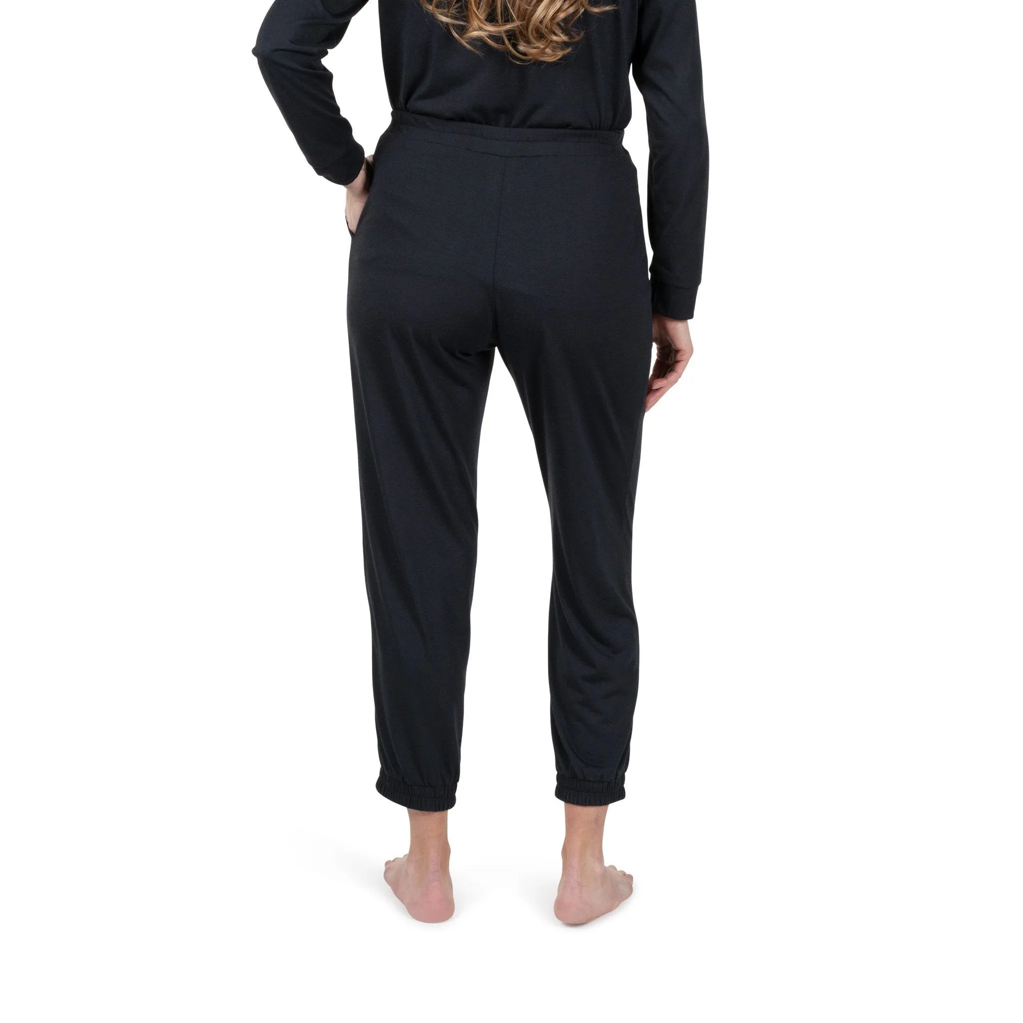 Women's Moisture Wicking Long Sleeve Cuffed Pajama Set